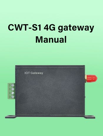 CWT-S1 4G gateway Manual-admin